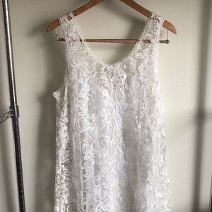 RANCHO ESTANCIA Perforated Dress.
